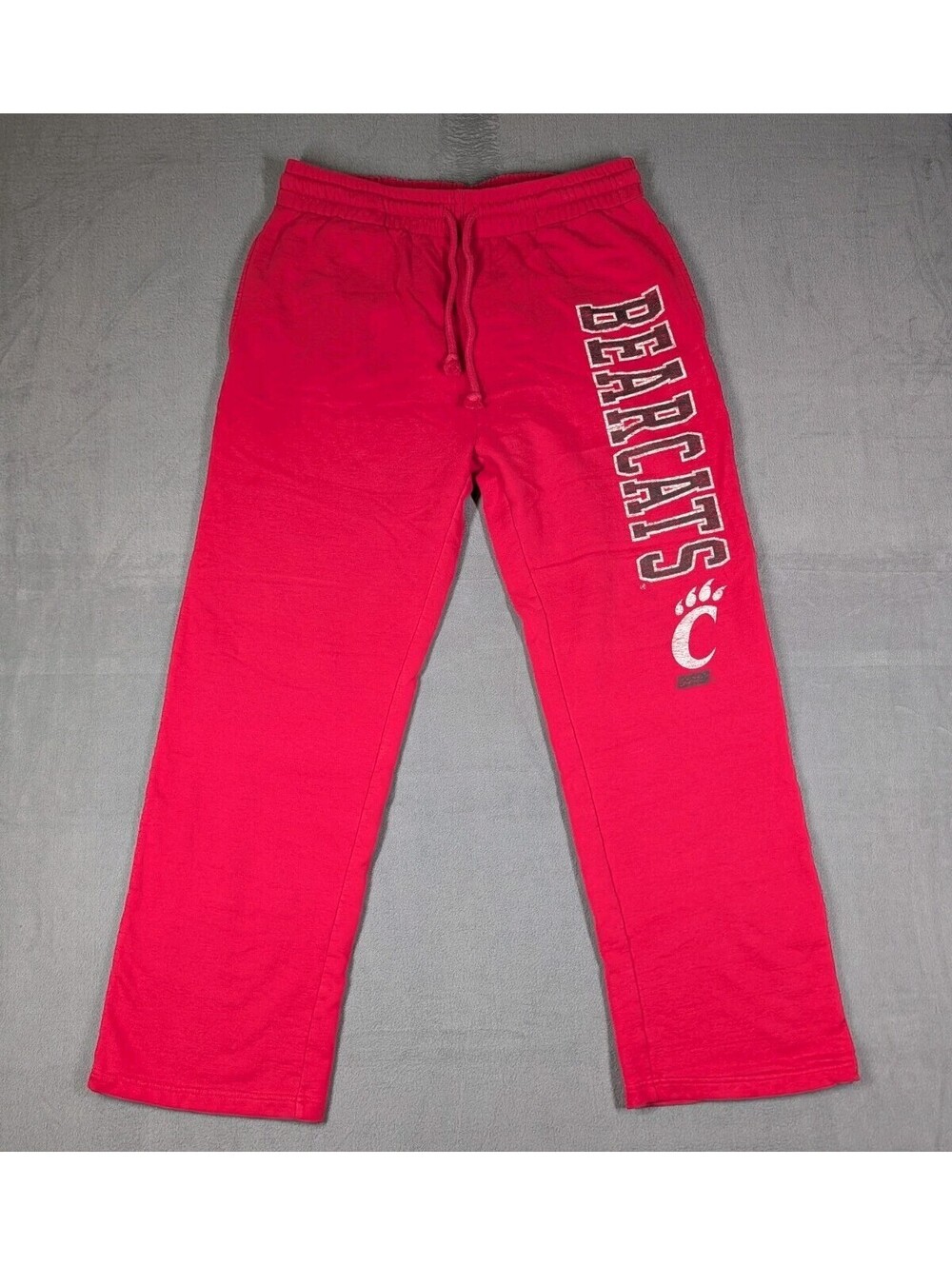 Colosseum Womens XL Red Cincinnati Bearcats Fleece Sweatpants Lounge Athletic